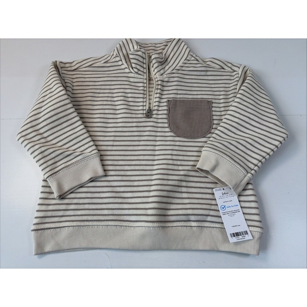 Carter's Baby Girls Pullover Sweatshirt Striped Size 24 Month